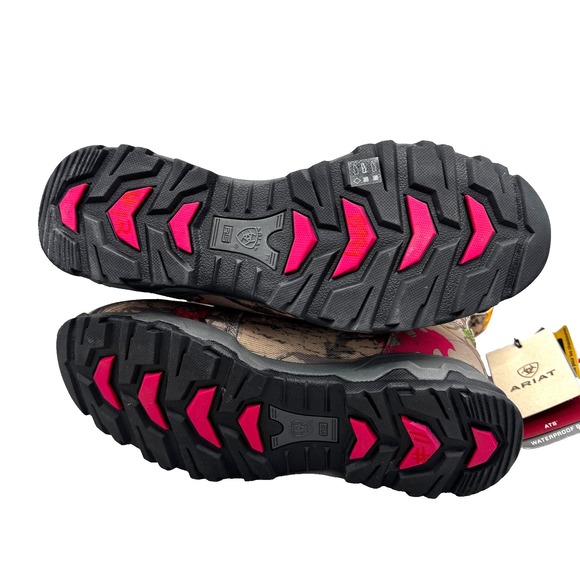 NEW Ariat Hot Leaf 7 Waterproof 400 Gram Hunting Boots Womens 11B Camo Scentmask - Picture 11 of 16